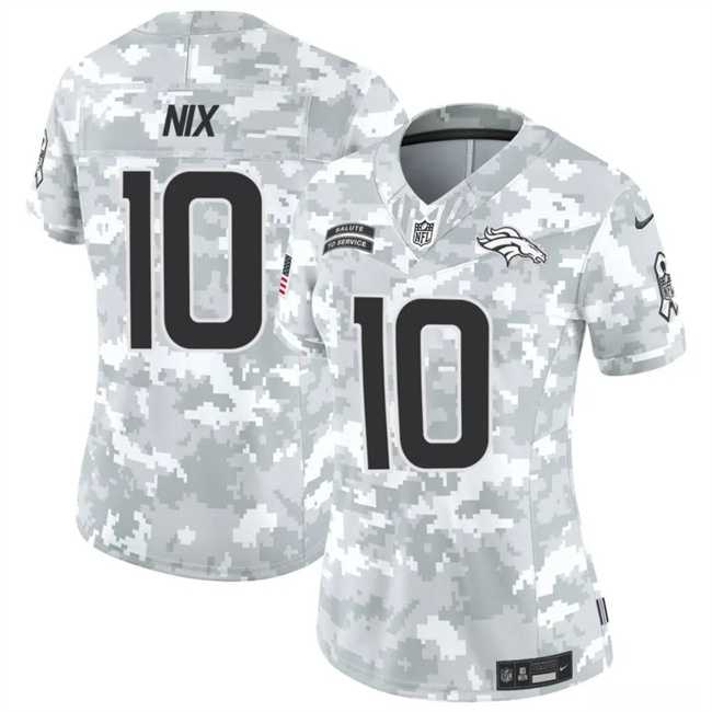 Women's Denver Broncos #10 Bo Nix 2024 F.U.S.E Arctic Camo Salute To Service Limited Stitched Jersey Dzhi,We sell and wholesale Women's Denver Broncos #10 Bo Nix 2024 F.U.S.E Arctic Camo Salute To Service Limited Stitched Jersey Dzhi on line form chian!